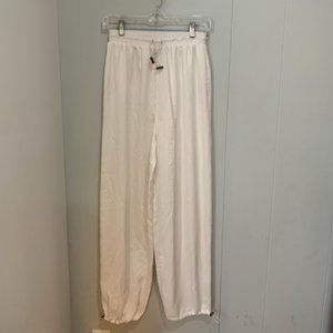 Asos White adjustable jogger